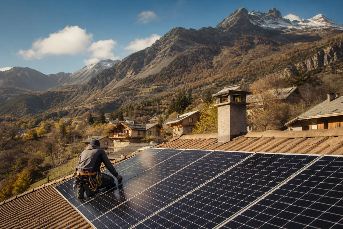 Durée de vie d'une installation solaire dans la vallée de la Guisane (Serre Chevalier) : le retour des chantiers