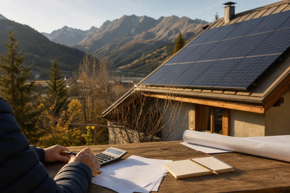 Rentabilité solaire à Saint-Chaffrey : le calcul honnête, poste par poste