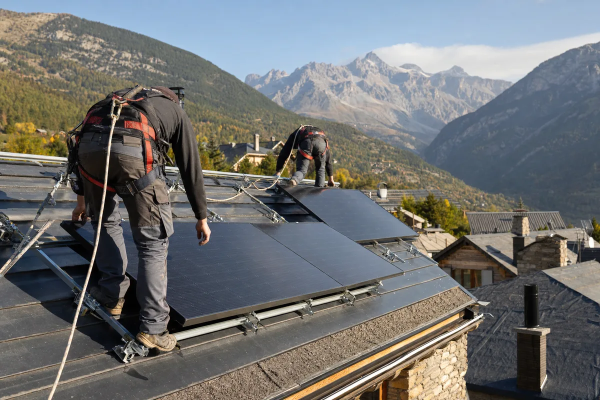 Installation de panneaux photovoltaïques à Saint-Chaffrey